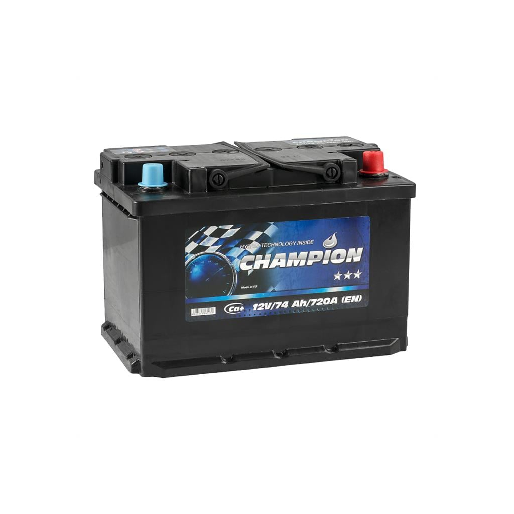 Акумулятор автомобільний Champion Black 74 Ah/12V Euro (CHB74-0) - зображення 1
