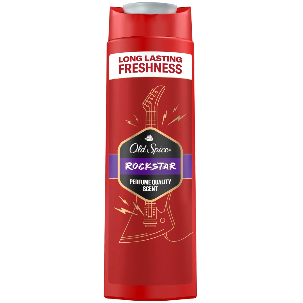 Гель для душу Old Spice 3-в-1 Rockstar 400 мл (8700216232746) - зображення 1