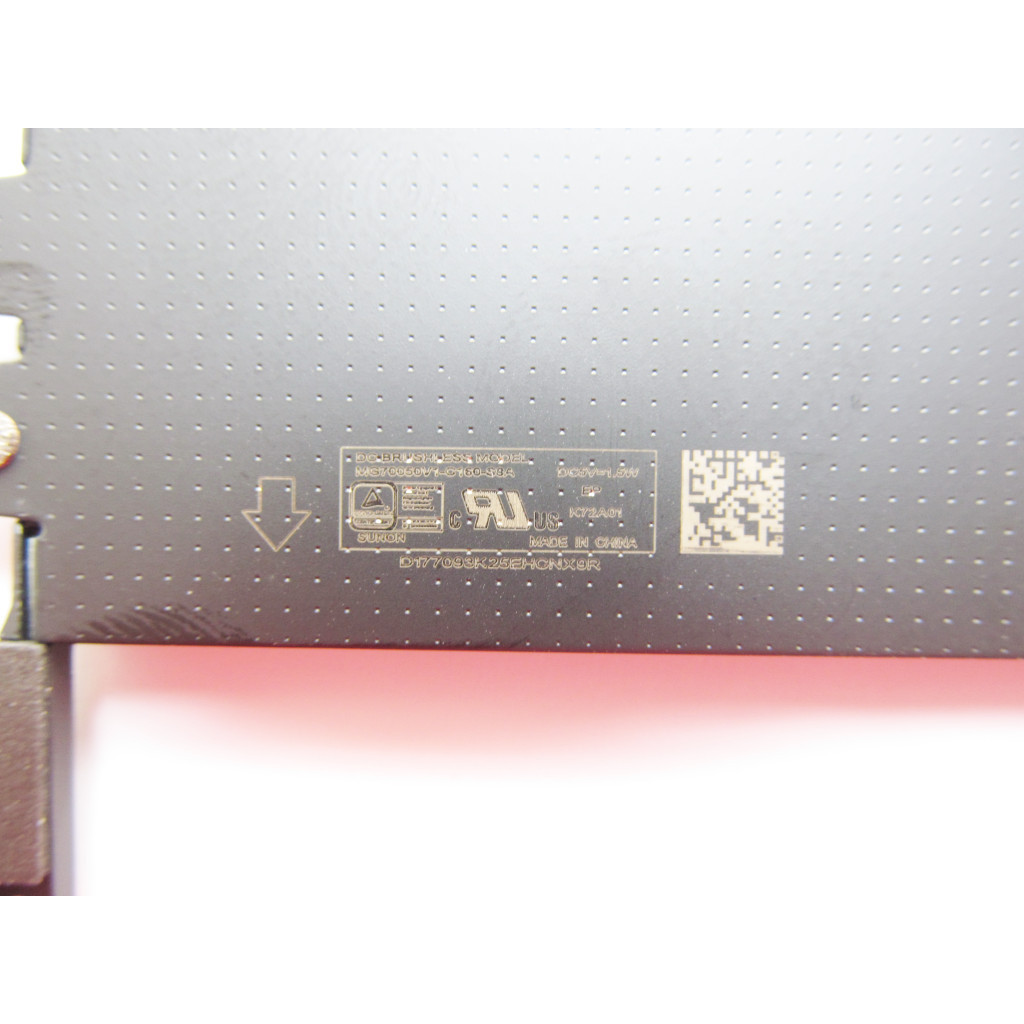 Вентилятор ноутбука Apple Macbook Pro A1707 (MG70050V1-C160-S9A), DC (5V, 0.3A), 5pin (A48391) - зображення 3