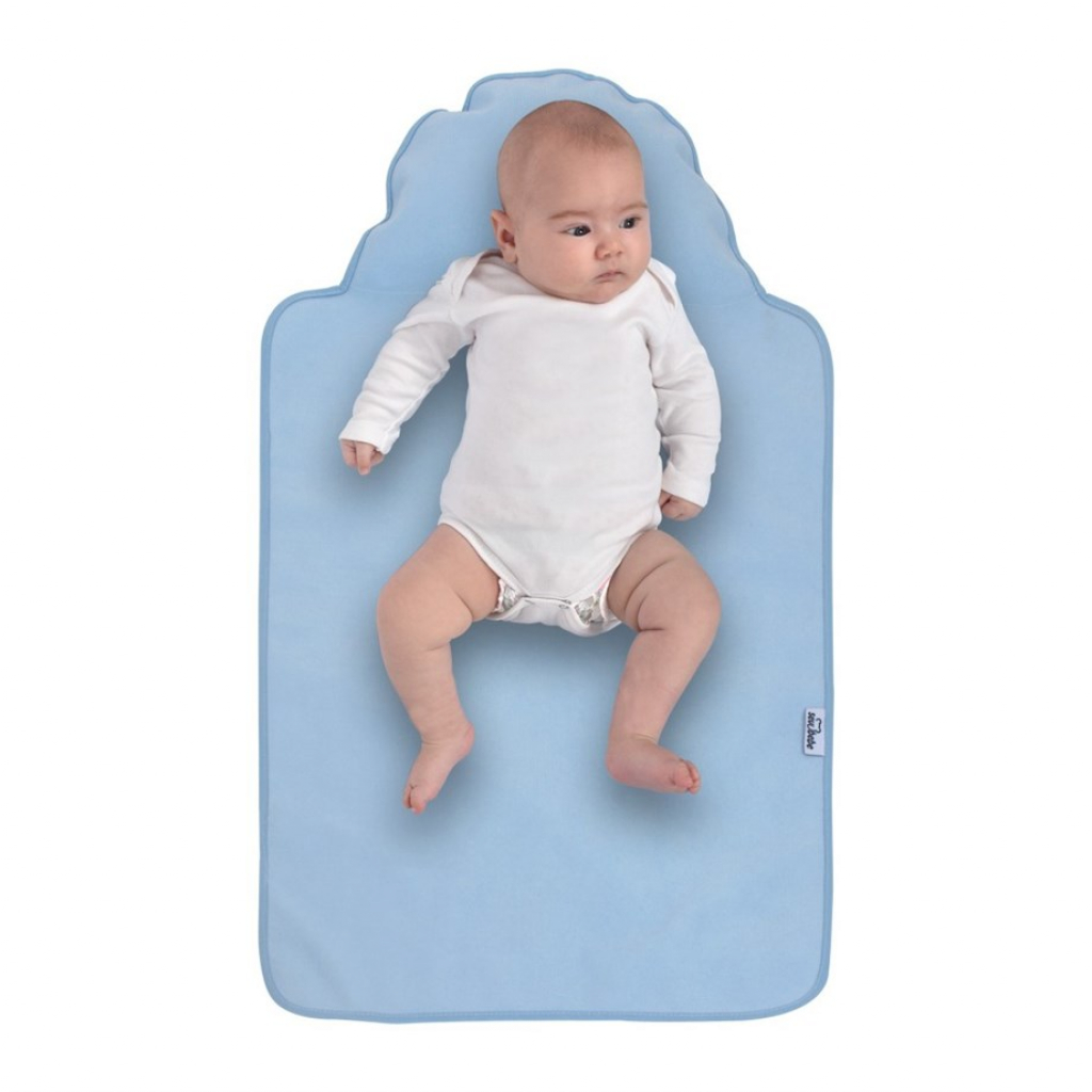 Пелюшки для малюків Sevi Bebe Клейонка для сповивання з подушкою рожева (8692241202101) - зображення 5