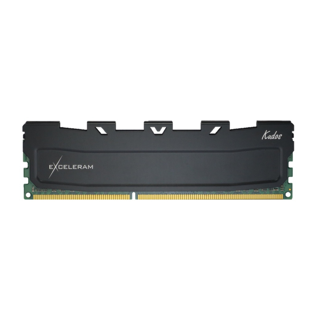 Модуль пам'яті для комп'ютера DDR3 8GB 1600 MHz Black Kudos eXceleram (EKBLACK3081611A) - зображення 1