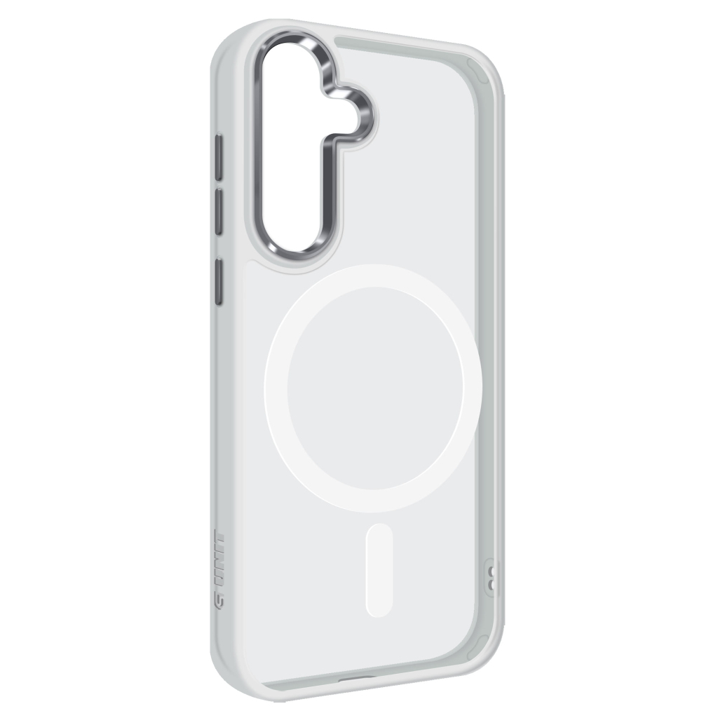 Чохол до мобільного телефона Armorstandart Unit MagSafe Samsung S25 Matte Clear Silver (ARM82261) - зображення 1