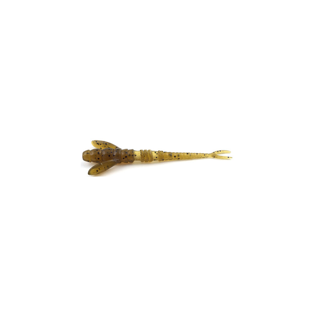Силікон рибальський FishUP Flit 1.5" 074 - Green Pumpkin Seed (10шт/уп) (1862.00.74) - зображення 1