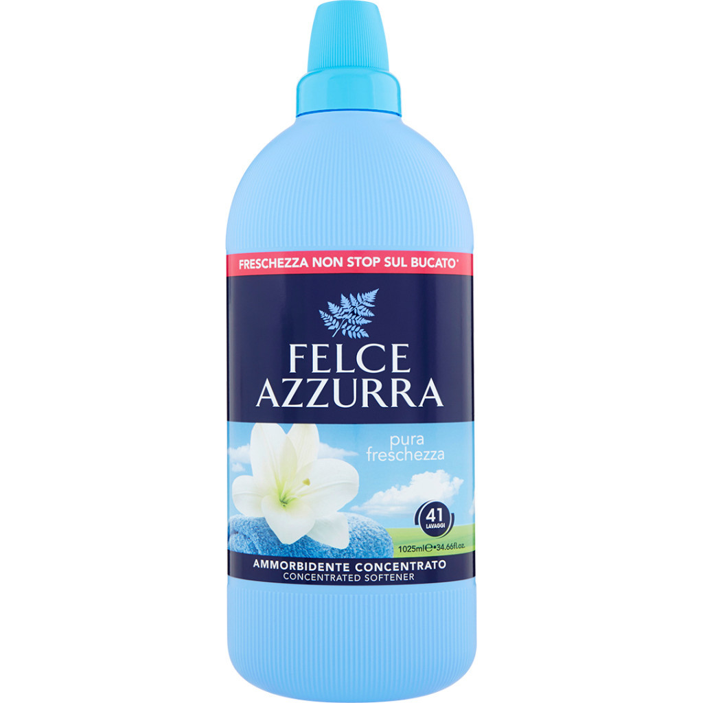 Кондиціонер для білизни Felce Azzurra Pura Freschezza концентрований пом'якшувач 1025 мл (8001280408809) - зображення 1