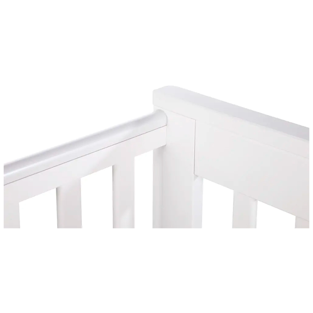 Ліжечко Klups Iwo з шухлядою та перегородкою 120 х 60 см Біле (IWO3) - зображення 8