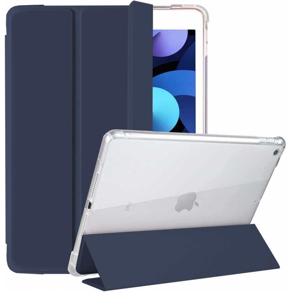 Чохол до планшета BeCover Tri Fold Soft TPU Apple iPad 10.2 2019/2020/2021 Deep Blue (706734) - зображення 2