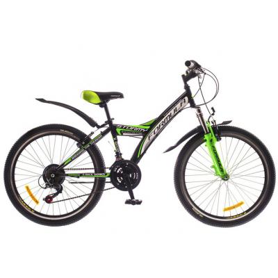Велосипед Formula 24" STORMY AM 14G Vbr St чорно-зелений 2016 (OPS-FR-24-040-1) - зображення 1
