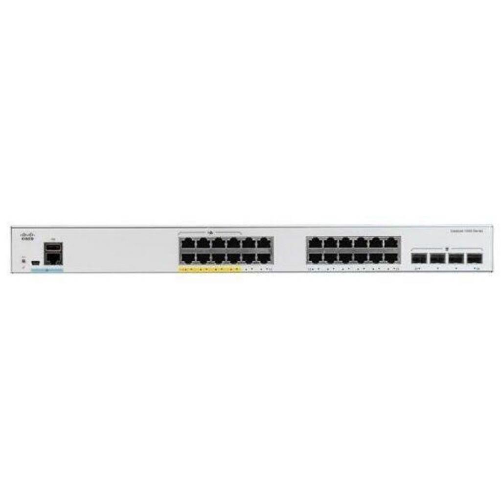 Комутатор мережевий Cisco C1000-24FP-4G-L - зображення 1