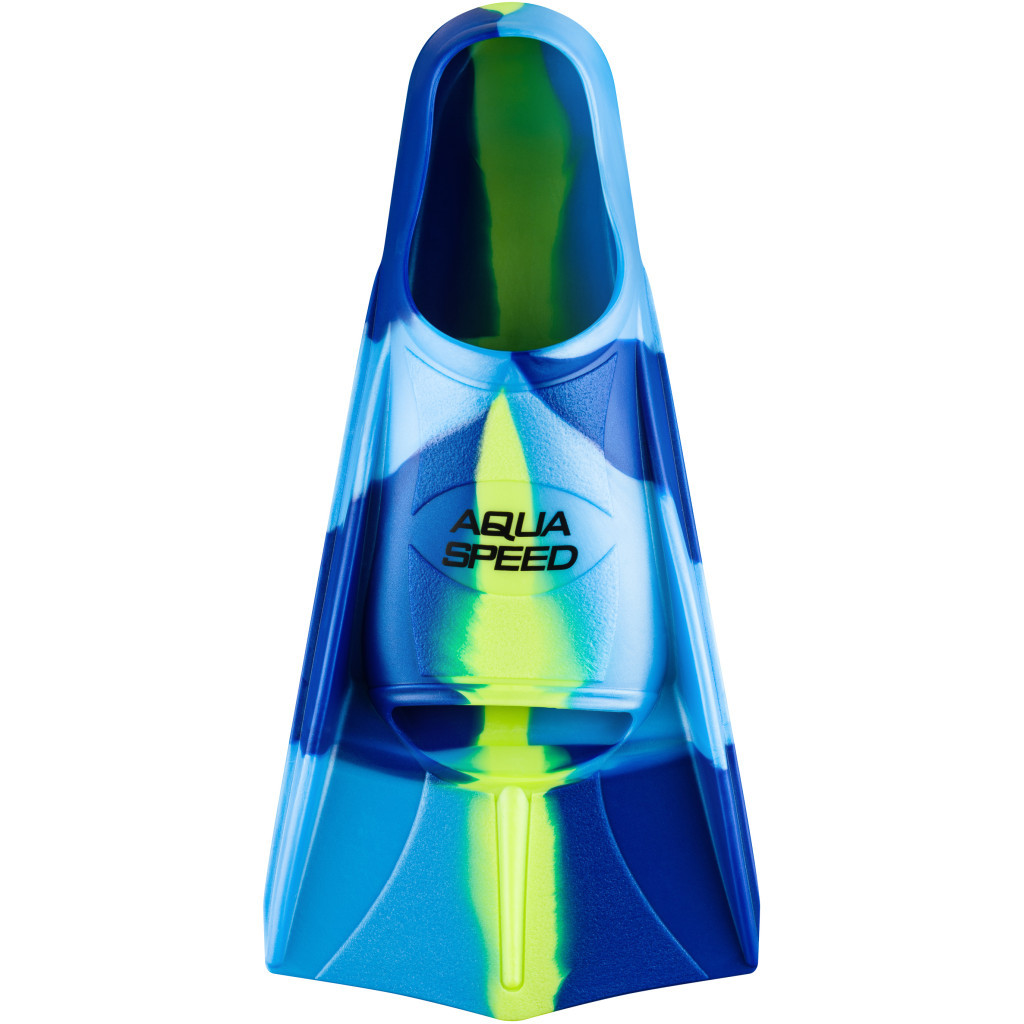 Ласти Aqua Speed Training Fins 137-82 7939 синій, блакитний, жовтий 31-32 (5908217679390) - изображение 2