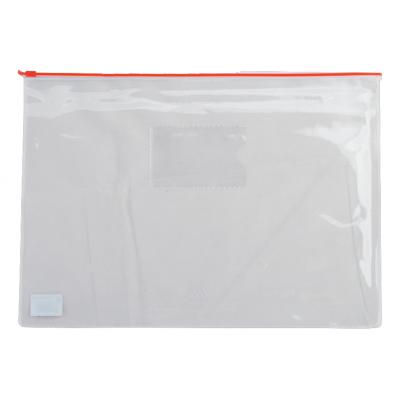 Папка на блискавці Buromax А4, plastic zipper red (BM.3946-05) - зображення 1