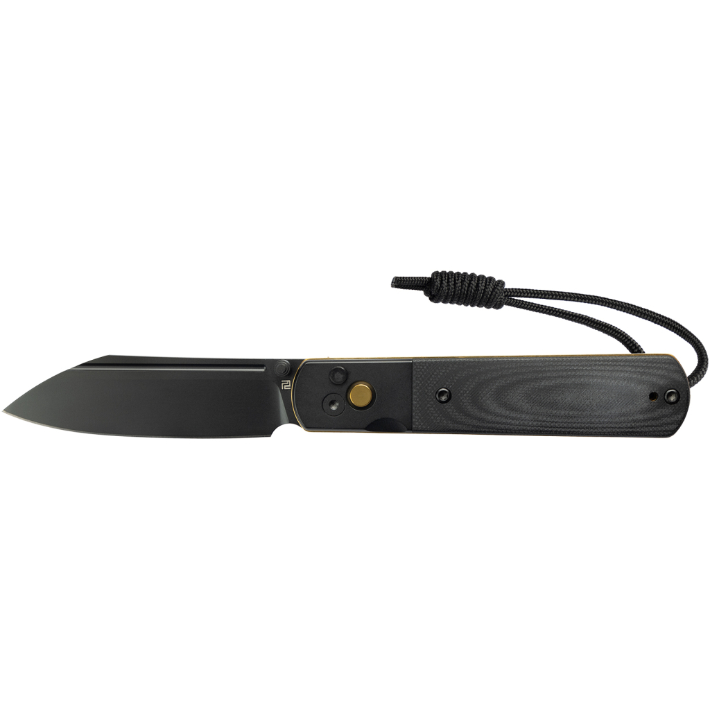 Ніж Artisan Holm AR-RPM9 Black PVD Steel+Black G10 Inlay Gold (1875P-BG) - зображення 1