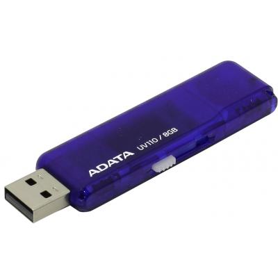 USB флеш накопичувач ADATA 8GB DashDrive UV110 Blue USB 2.0 (AUV110-8G-RBL) - зображення 3