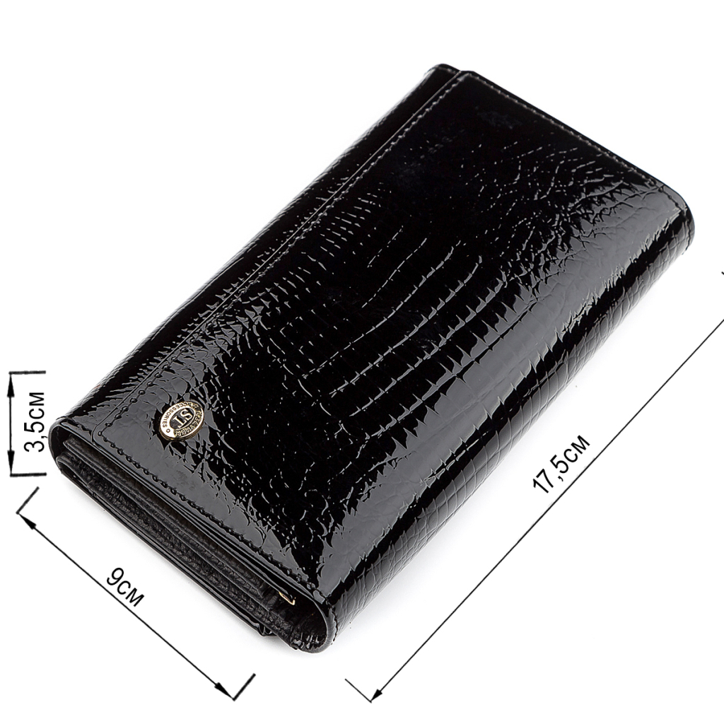 Гаманець ST Leather Чорний (18433) - зображення 3