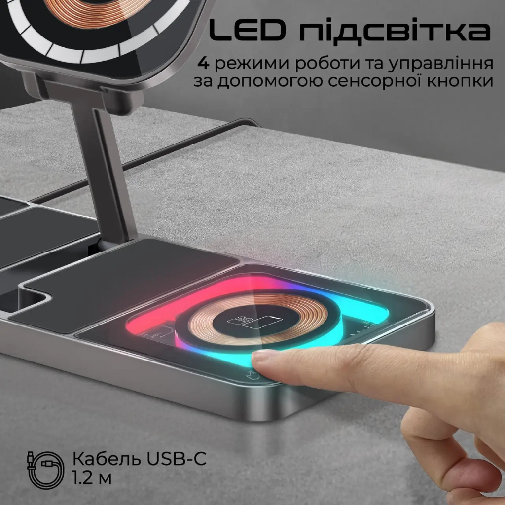 Зарядний пристрій Promate auraslate-trio - зображення 8