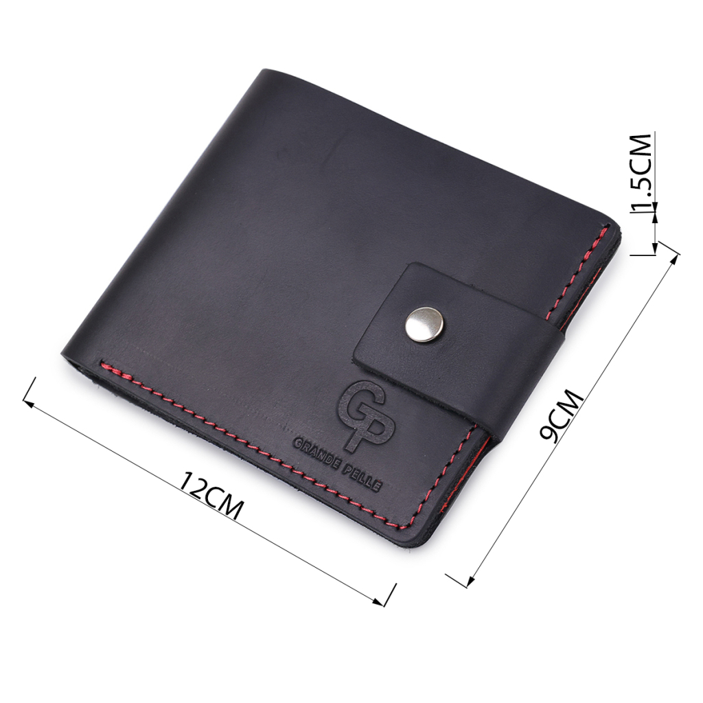 Портмоне Grande Pelle Шкіряне Чорне (11542) - зображення 3