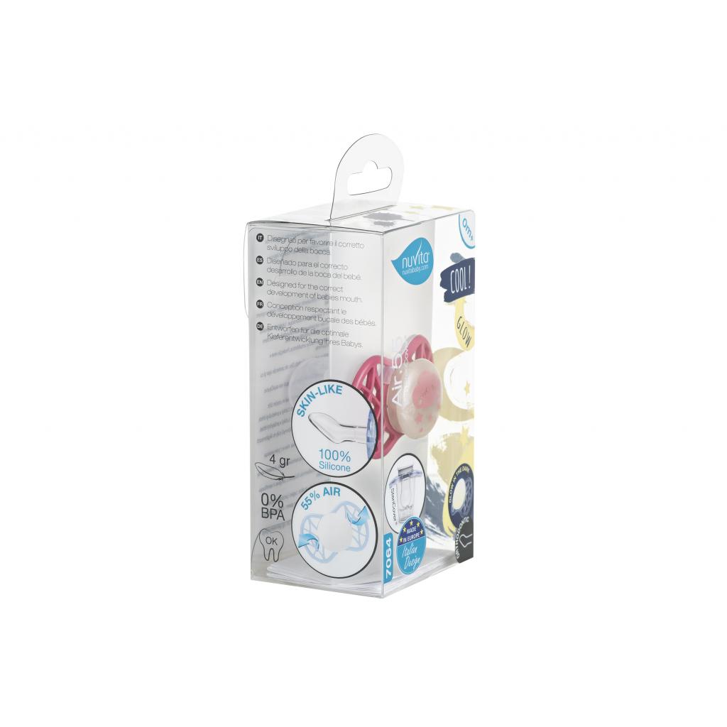 Пустушка Nuvita Air55 Cool 0m+ ортодонтична (світиться у темряві) (NV7064GSA) - зображення 3