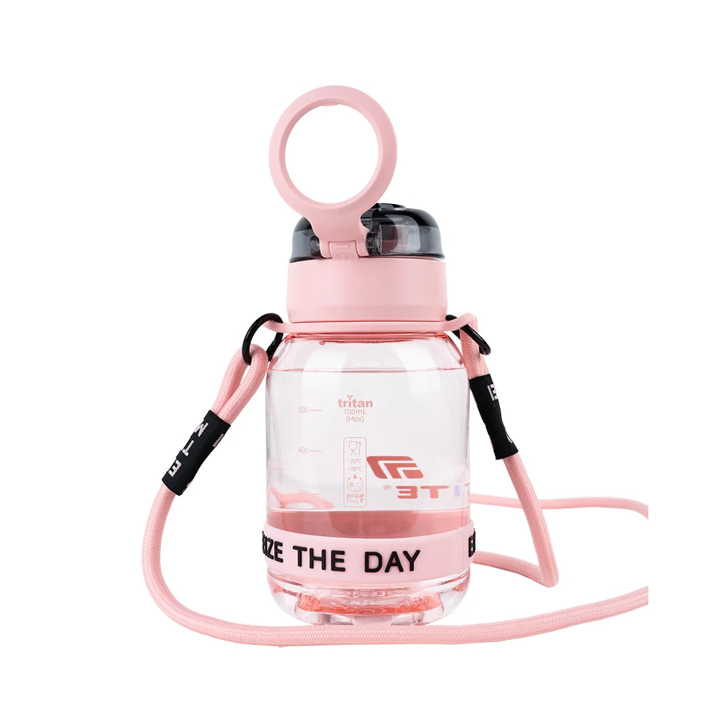 Поїльник-непроливайка Kite 700 мл, рожево-сіра (K25-1218-3) - зображення 2