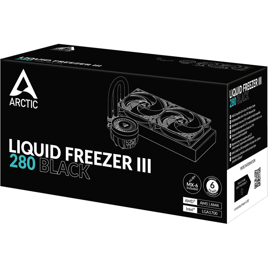 Система рідинного охолодження Arctic Liquid Freezer III 280 (ACFRE00135A) - зображення 6