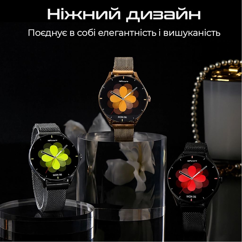 Смарт-годинник HiFuture aura 2 silver (aura2.silver) - зображення 6