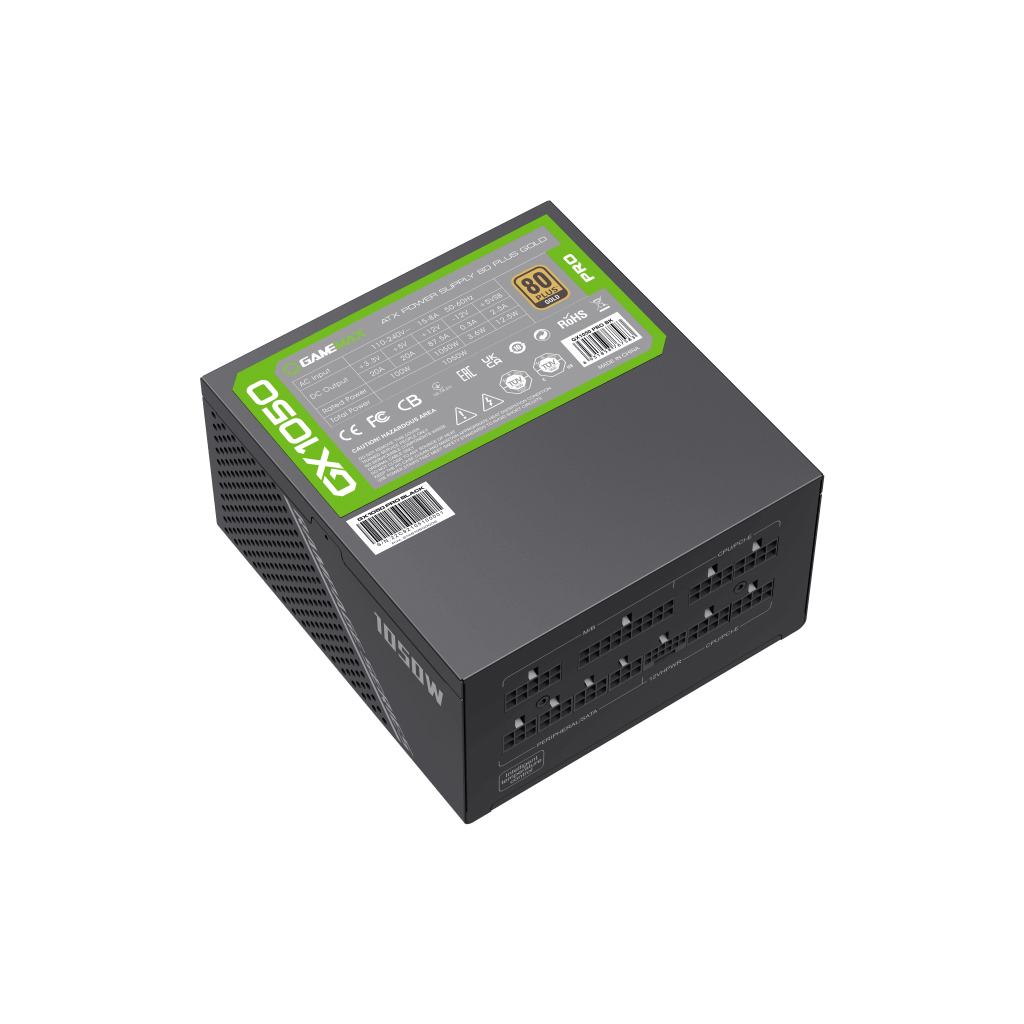 Блок живлення Gamemax 1050W (GX-1050 PRO BK (ATX3.0 PCIe5.0) - зображення 8