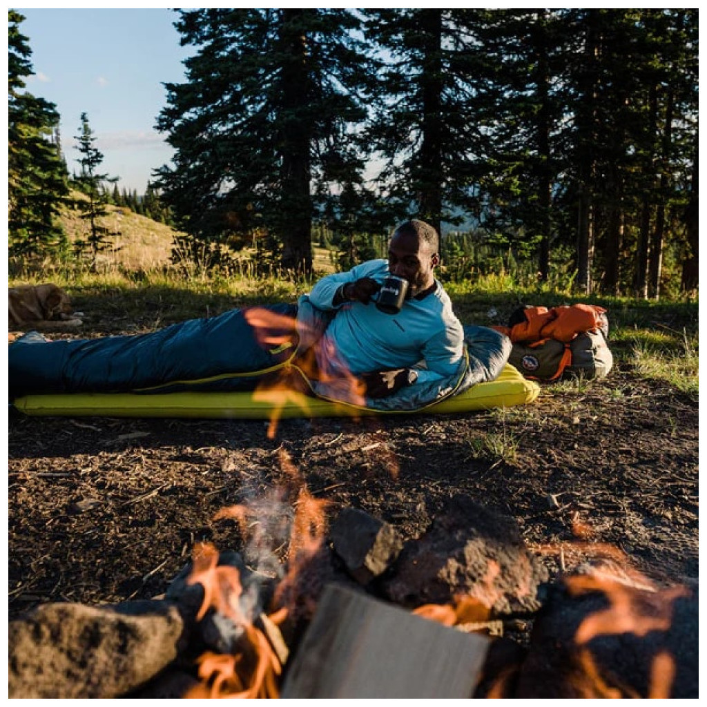 Спальний мішок Big Agnes Anthracite 30 (FireLine Pro Recycled) Regular slate - Left Zip (021.0179) - зображення 4