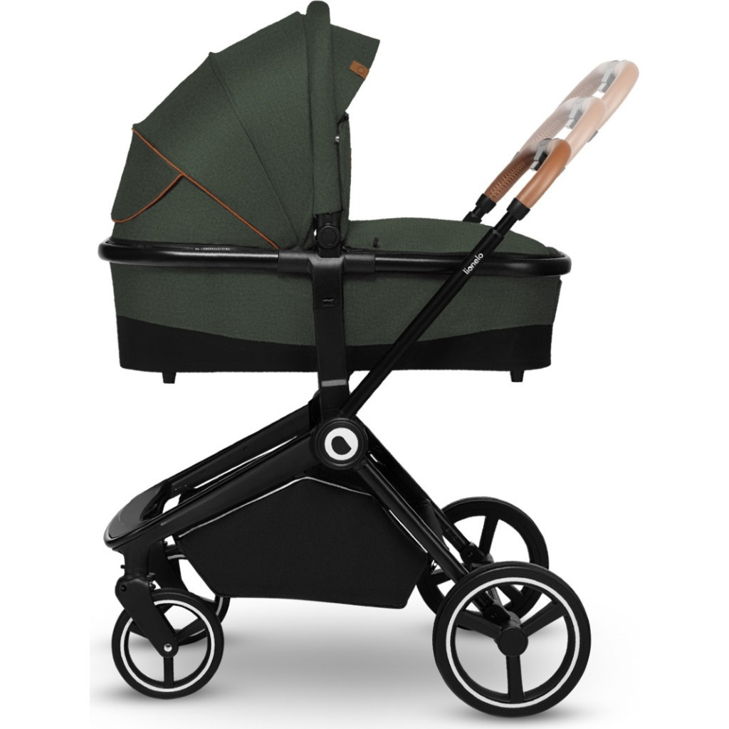 Коляска Lionelo 2 в 1 Mika 2IN1 Green Forest (LO-MIKA 2IN1 GREEN FOREST) - зображення 4