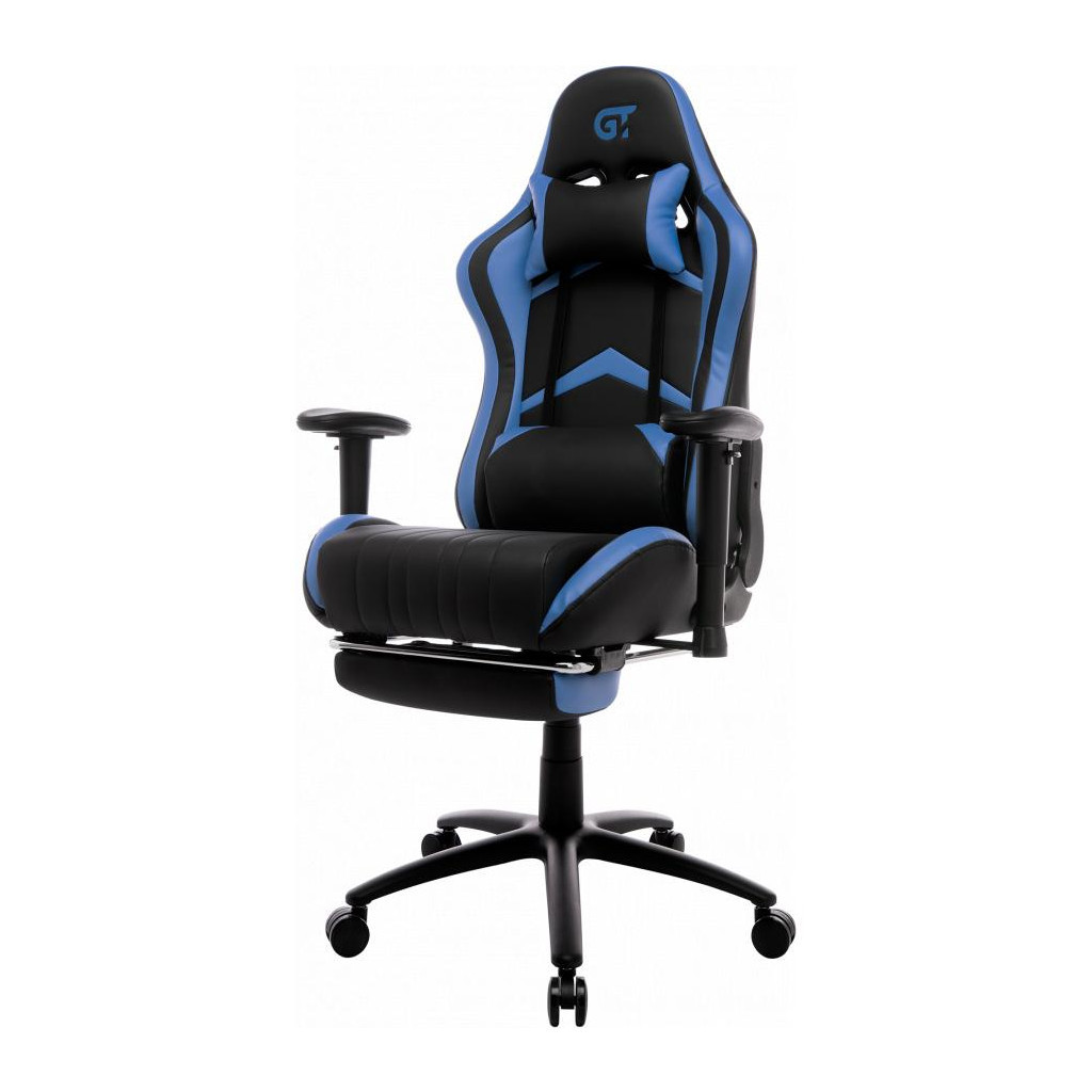 Крісло ігрове GT Racer X-2534-F Black/Blue - зображення 3