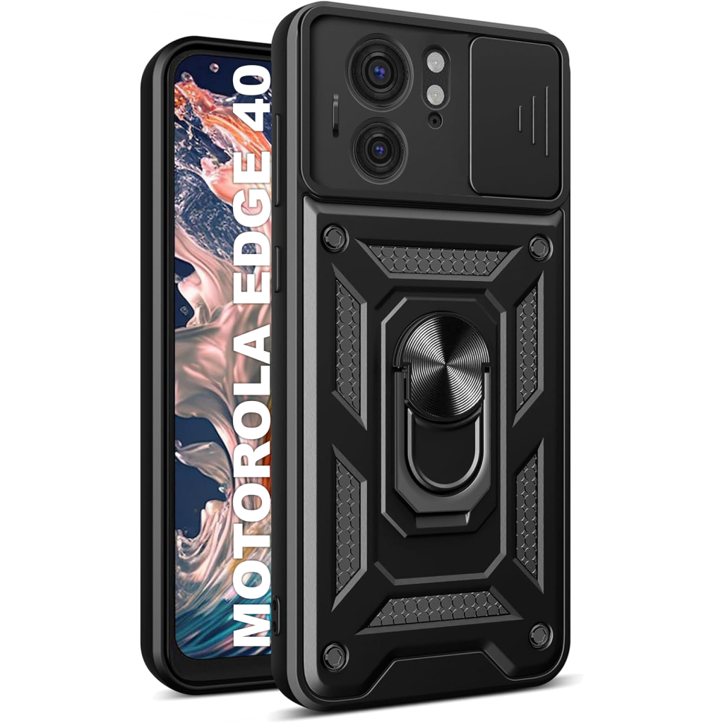 Чохол до мобільного телефона BeCover Military Motorola Edge 40 Black (710136) - зображення 1