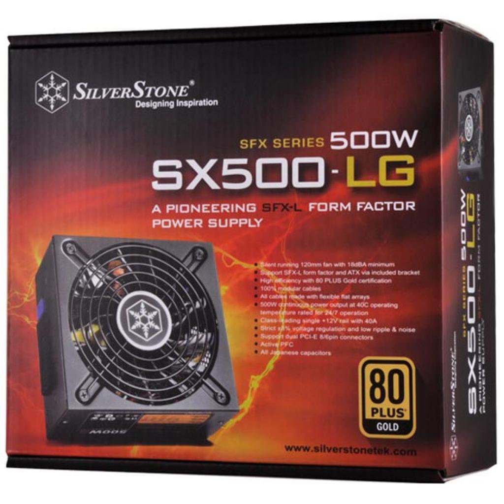 Блок живлення Silver Stone 500W STRIDER SX500-LG (SST-SX500-LG) - изображение 7