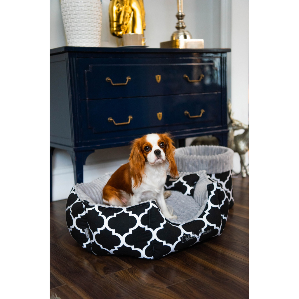 Лежак для тварин Chloe's Home Rome S чорний (CLH0175) - зображення 2