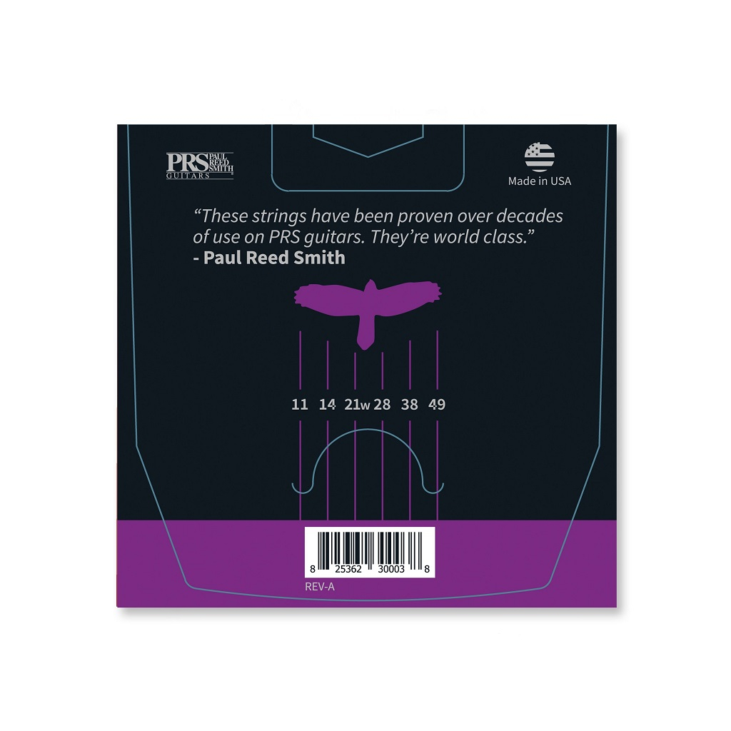 Струни для гітари PRS Classic Medium Guitar Strings 11-49 (100148005001001) - зображення 2