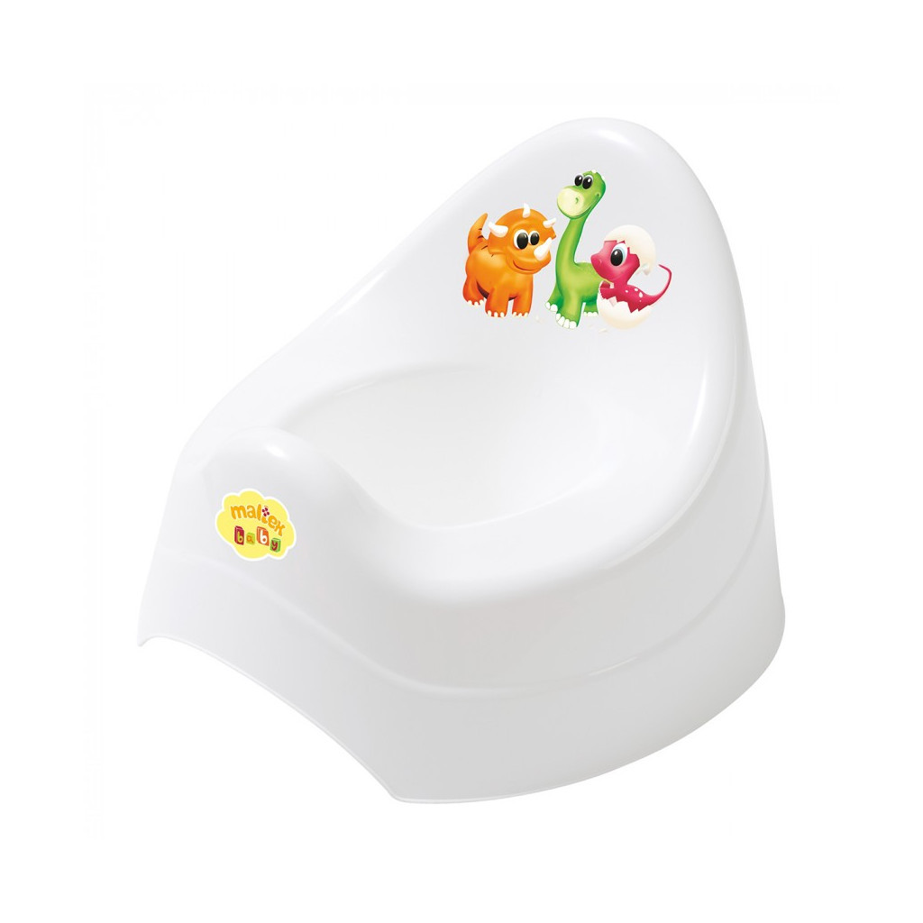 Горщик Maltex Діно Білий (3910465) - зображення 1