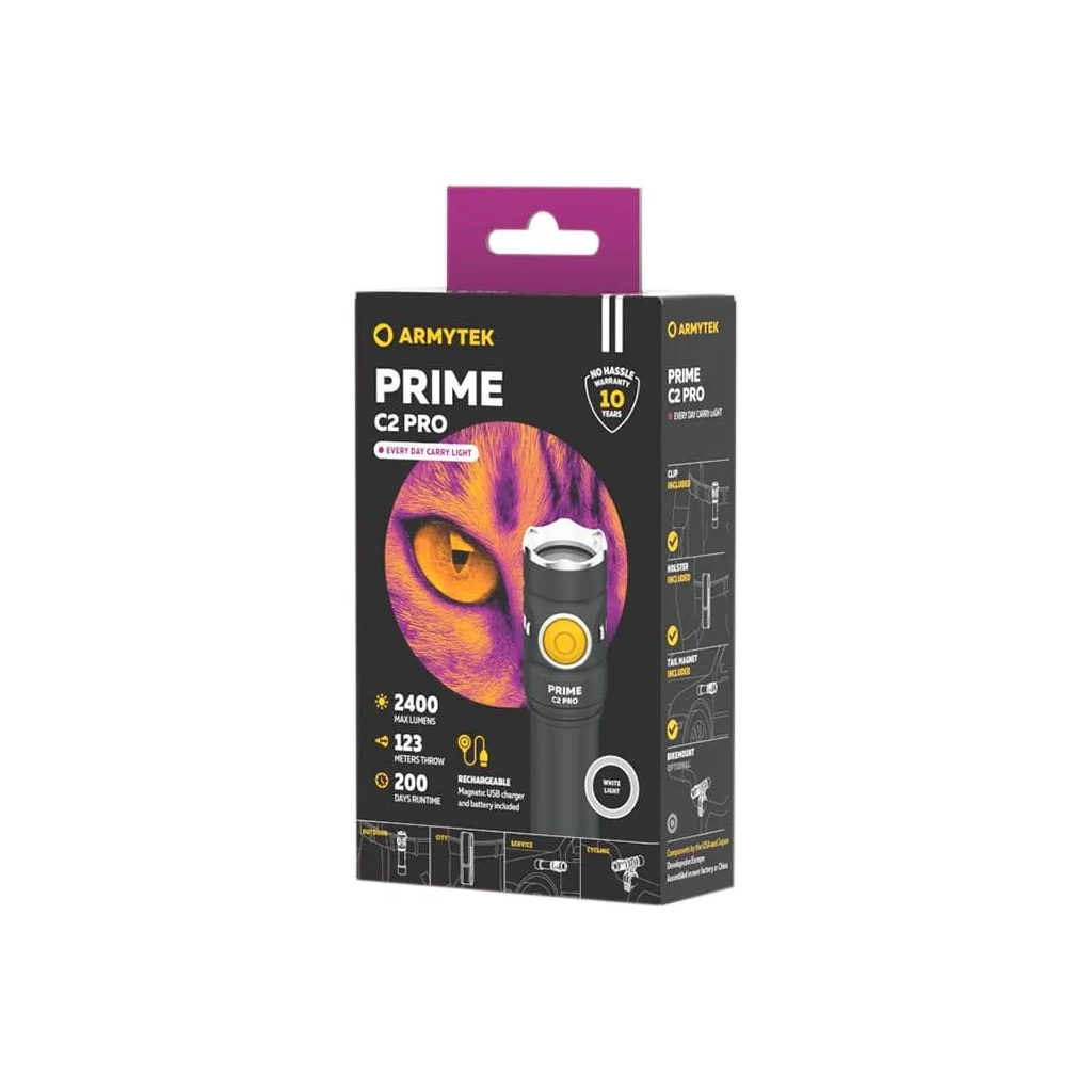 Ліхтар Armytek Prime C2 Pro Magnet USB (F08101C) - зображення 5