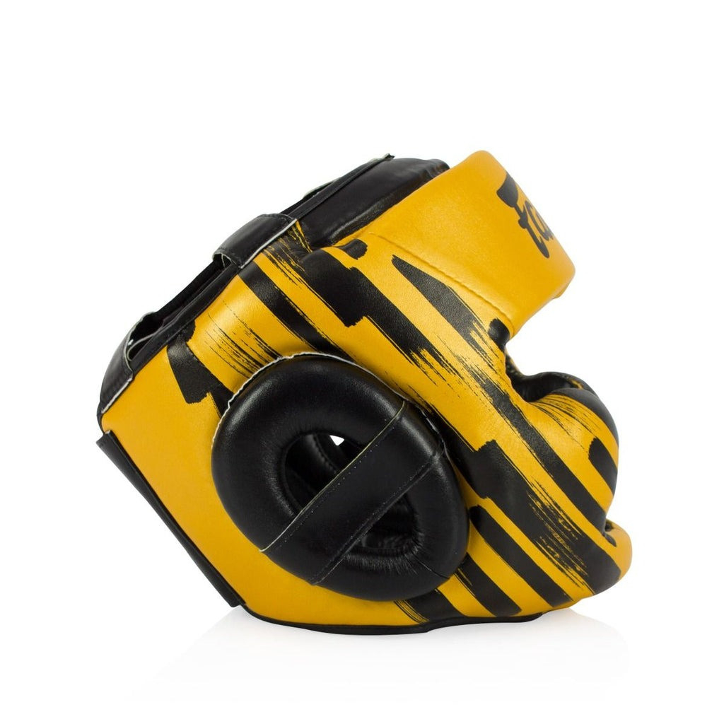 Боксерський шолом Fairtex HG16 Gold M (HG16_M_Gold) - зображення 5