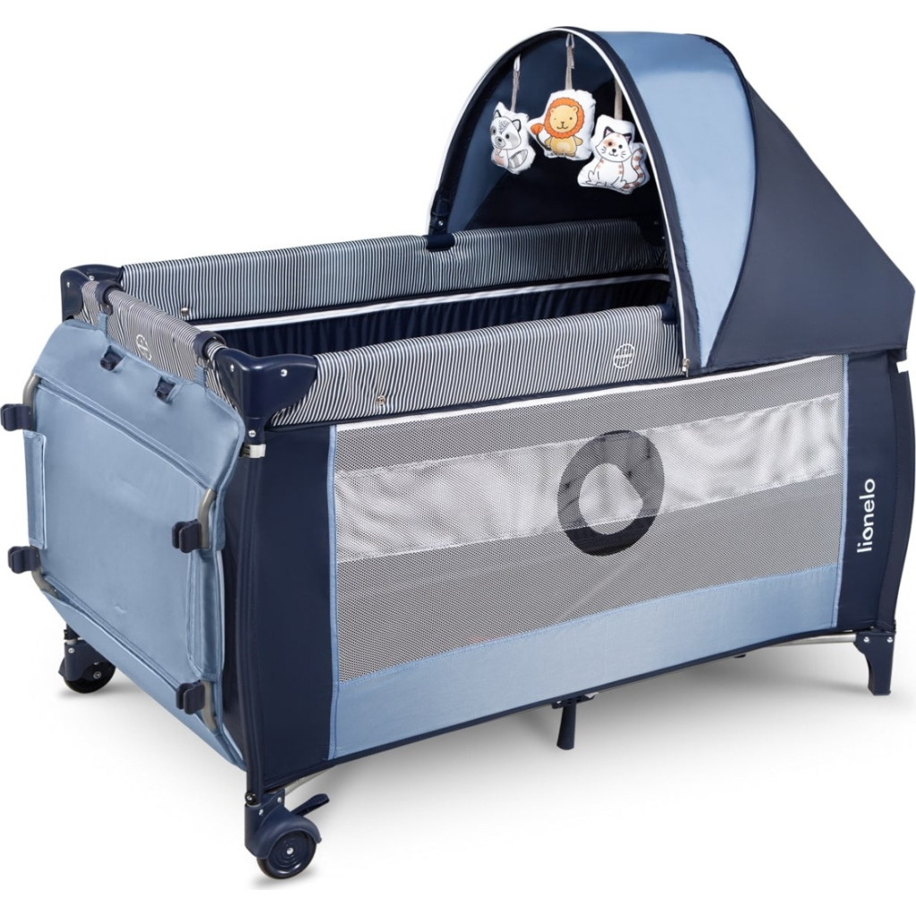 Дитячий манеж Lionelo Sven Plus Blue Navy (LO-SVEN PLUS BLUE NAVY) - зображення 2