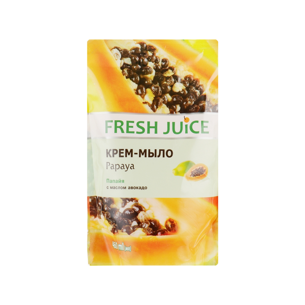 Рідке мило Fresh Juice Papaya дой-пак 460 мл (4823015914638) - зображення 1