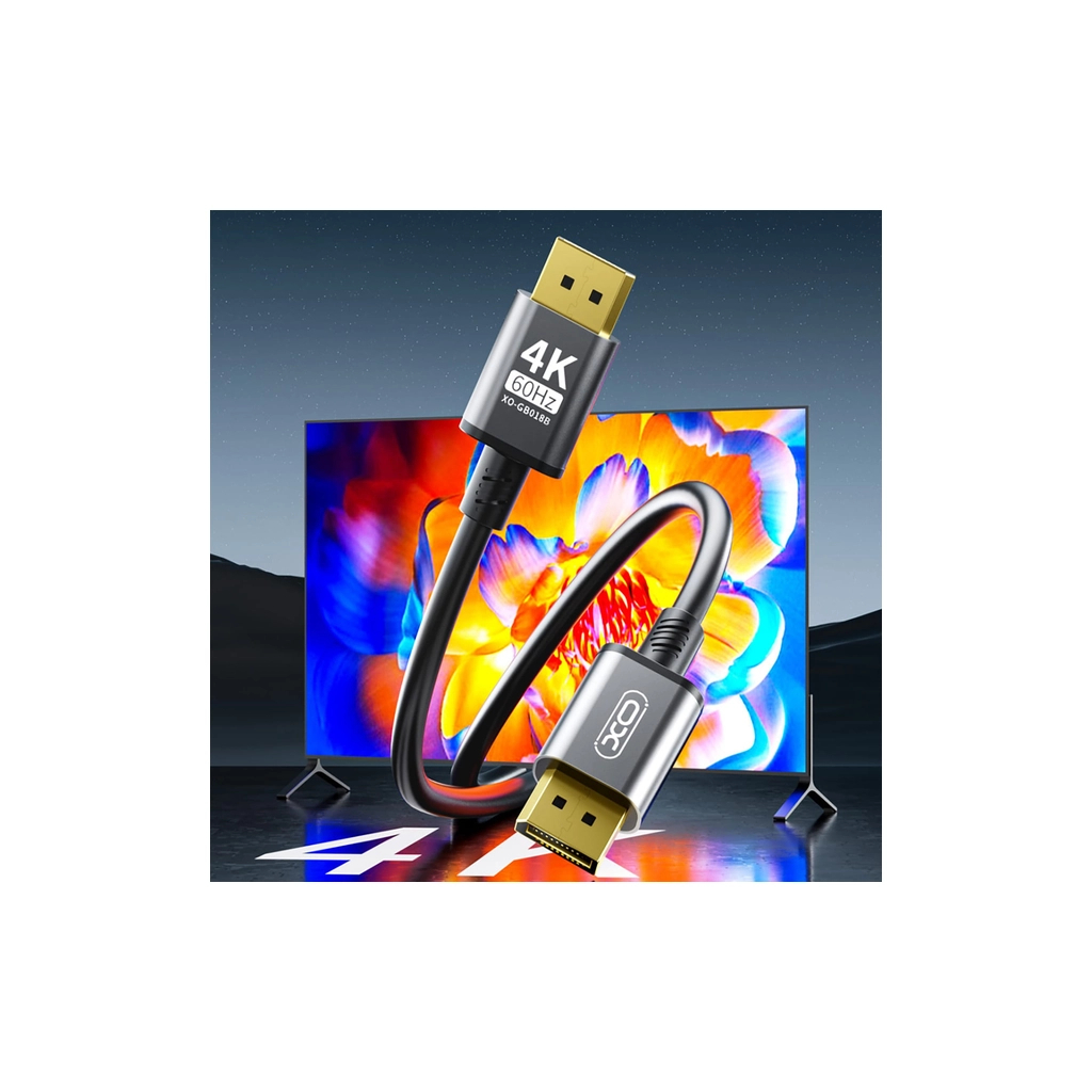 Кабель мультимедійний DisplayPort M to DisplayPort M 5.0m V1.2 XO (GB018B-DP.tranish) - зображення 5