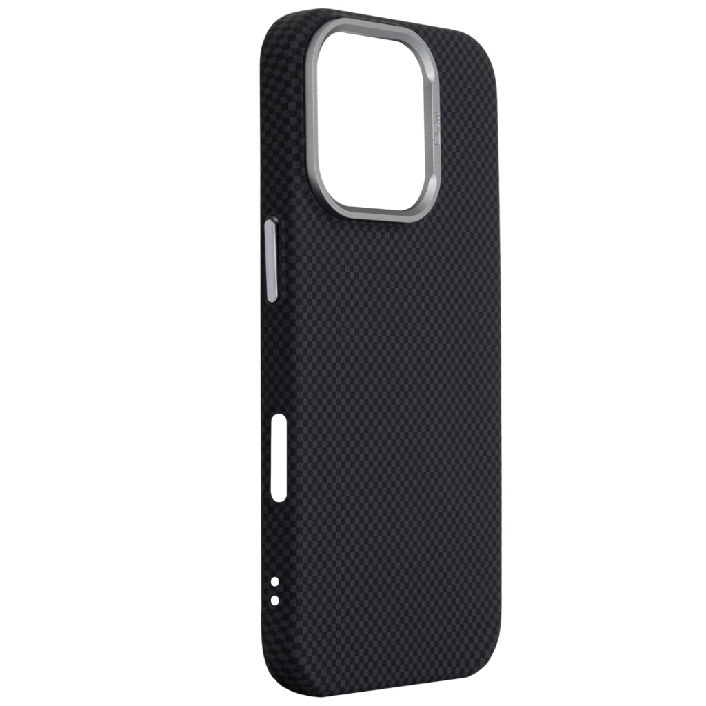 Чохол до мобільного телефона Armorstandart LikeCarbon2 MagCase Apple iPhone 16 Pro Kevlar Black (ARM88381) - зображення 3