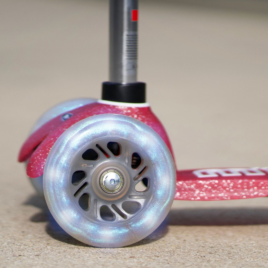 Самокат Micro Mini Deluxe Fairy Glitter LED Рожевий (MMD208) - зображення 6