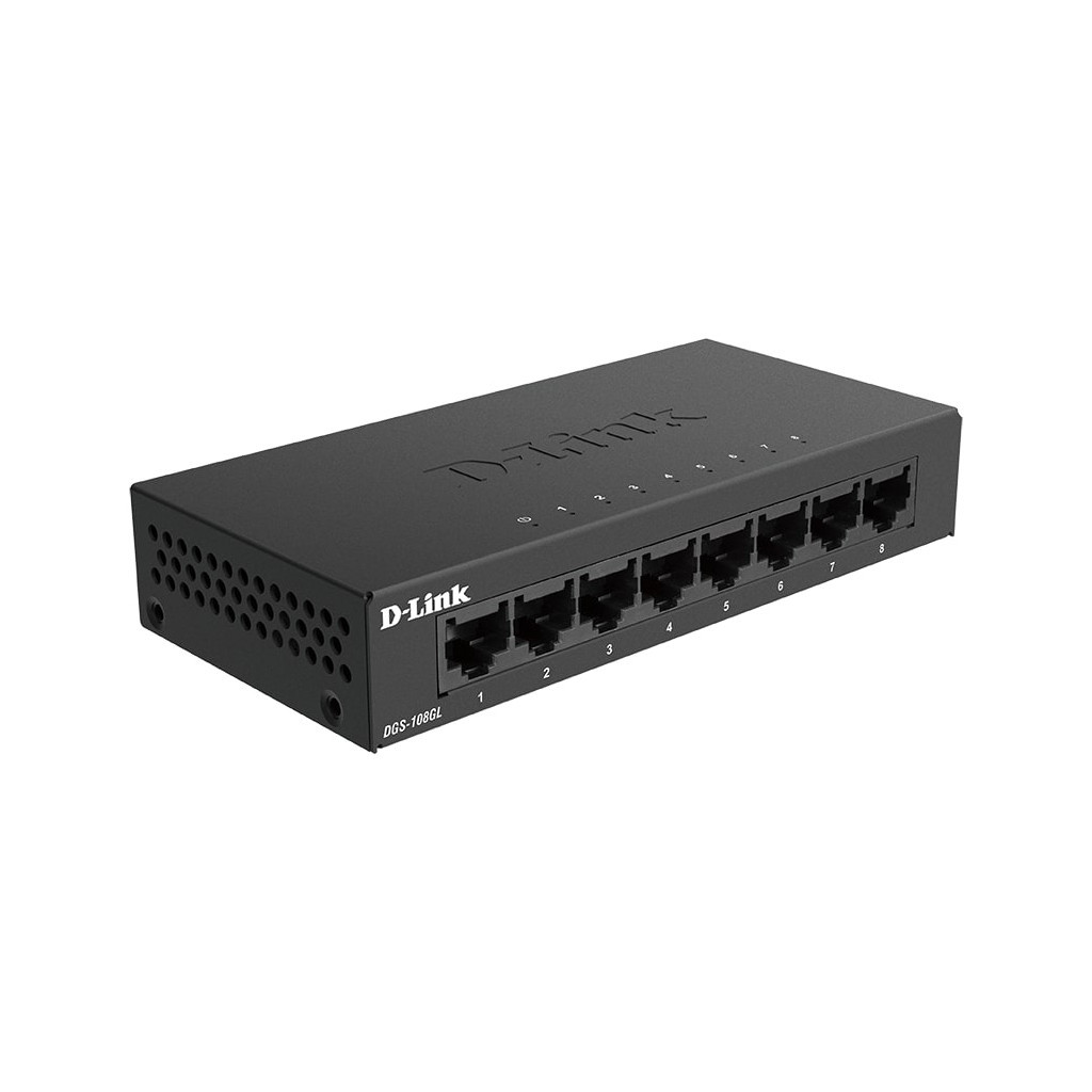 Комутатор мережевий D-Link DGS-108GL - зображення 2
