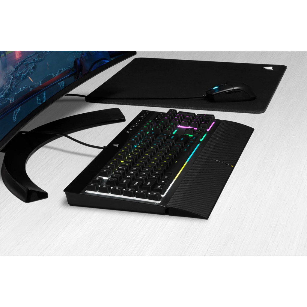 Клавіатура Corsair K55 RGB Pro USB UA Black (CH-9226765-RU) - зображення 7