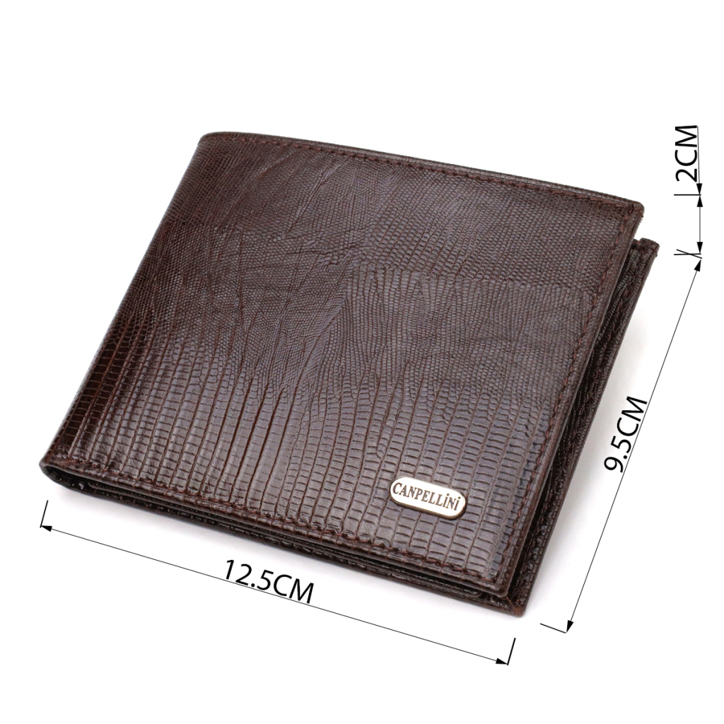 Портмоне Canpellini З натуральної шкіри Коричневе (21869) - зображення 3