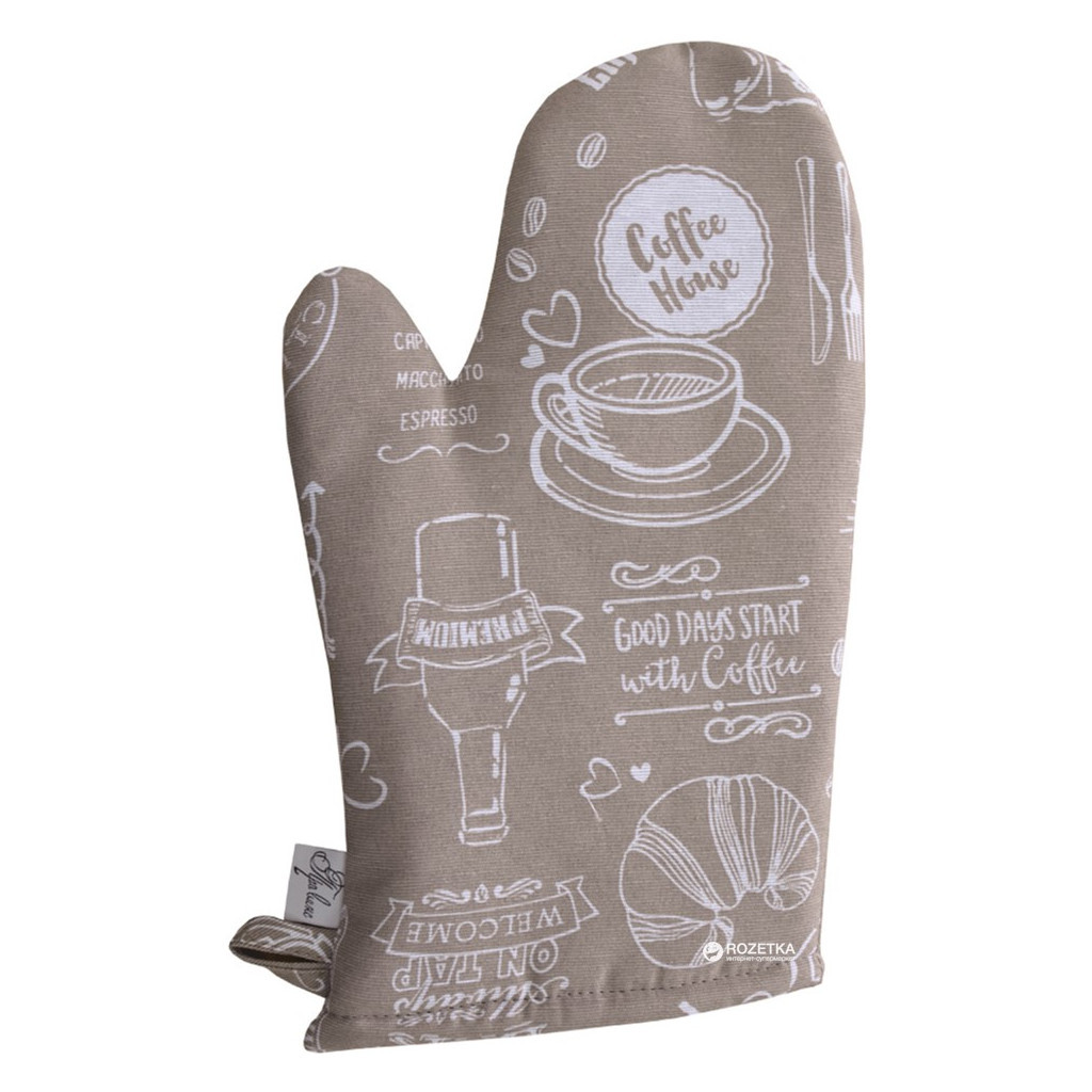 Кухонна прихватка Прованс рукавиця BEIGE Breakfast (4823093408616) - изображение 1