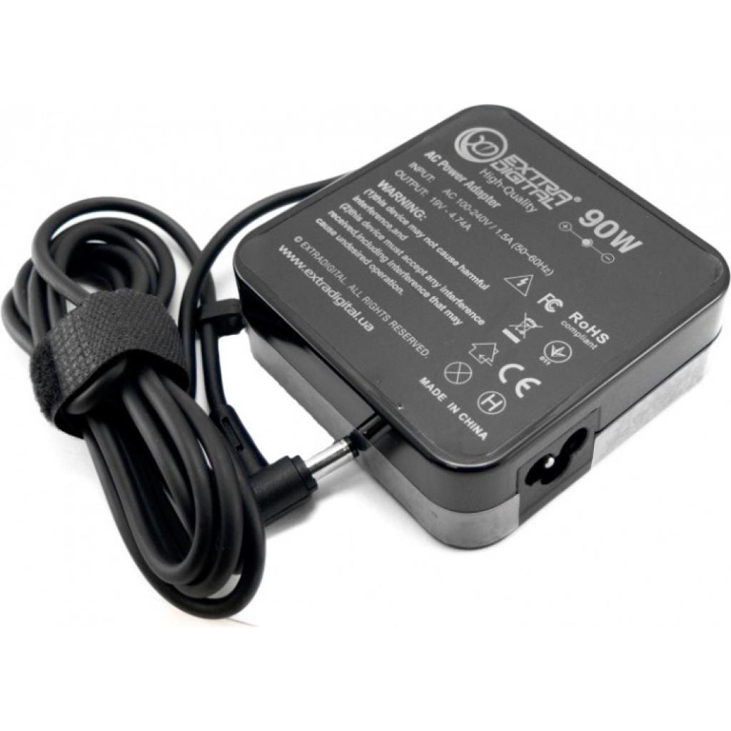 Блок живлення до ноутбуку Extradigital Asus 19V, 4.74A, 90W (5.5x2.5) High Quality (PSU3858) - зображення 2