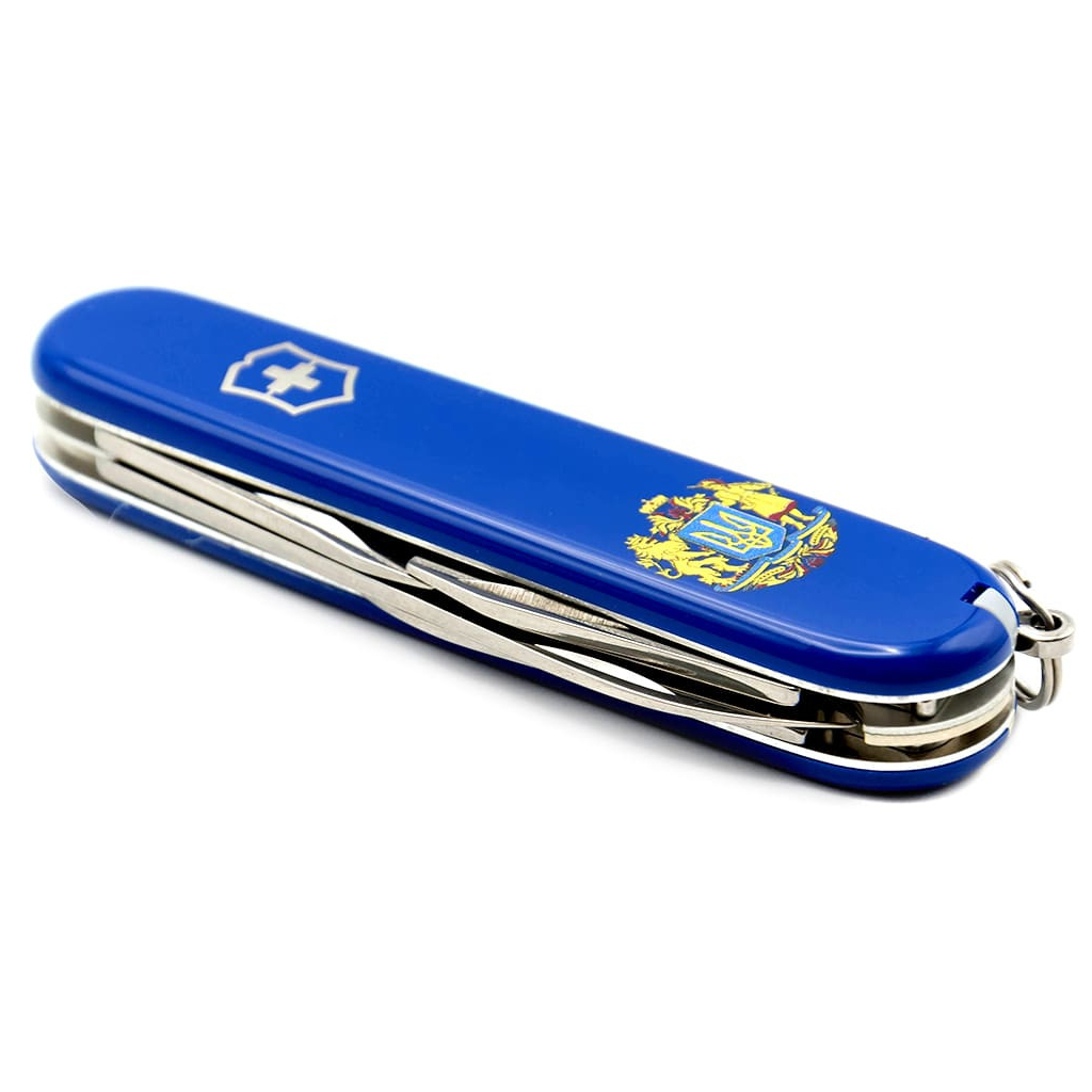 Ніж Victorinox Spartan Ukraine Blue "Великий Герб України" (1.3603.2_T0400u) - зображення 6