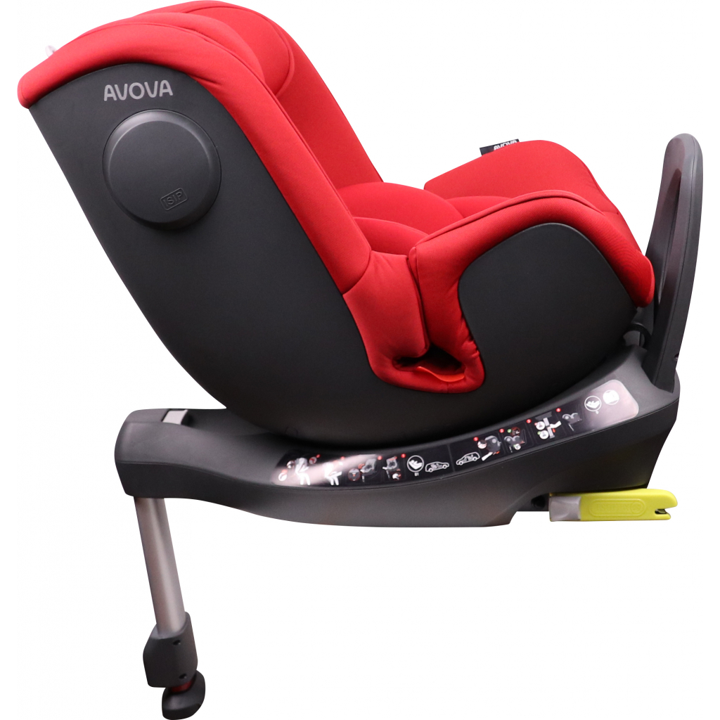 Автокрісло Avova Swan-Fix 0-25 кг Maple Red (4260621466104) - зображення 4