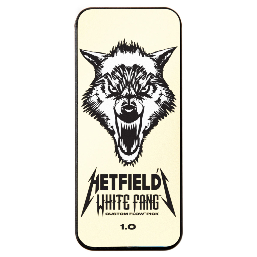 Медіатор Jim Dunlop White Fang Custom Flow Pick Tin 1.0mm 6 шт. (PH122T1.0) - зображення 3