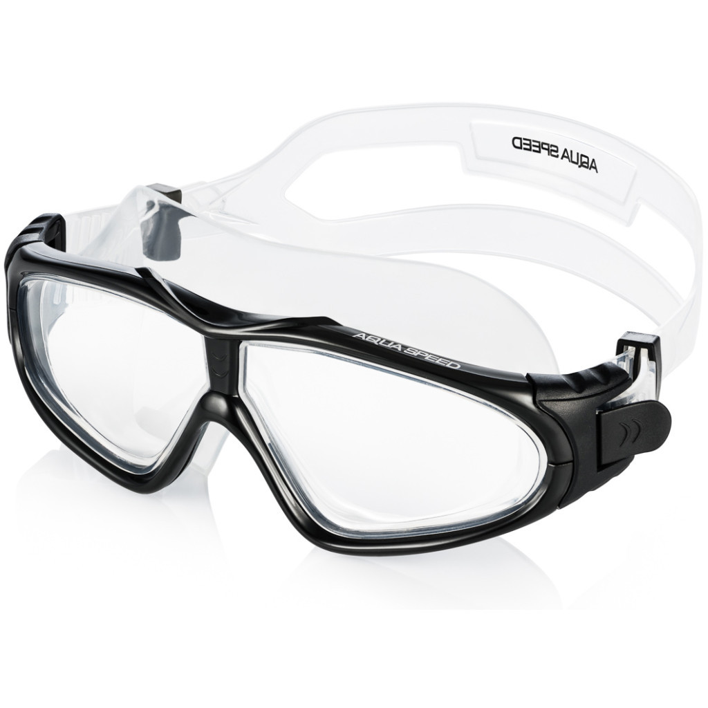 Окуляри для плавання Aqua Speed Sirocco 042-07 3117 чорний OSFM (5908217631176) - зображення 1