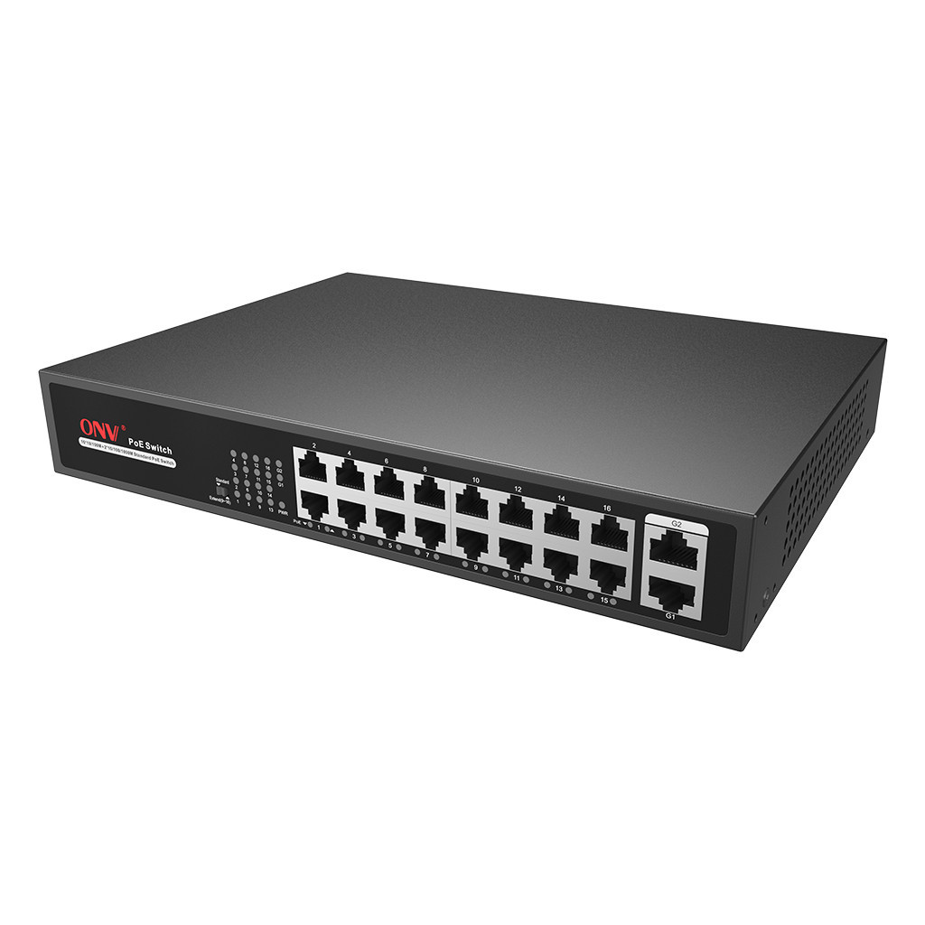 Комутатор мережевий Onv ONV-H1016PLS - зображення 3