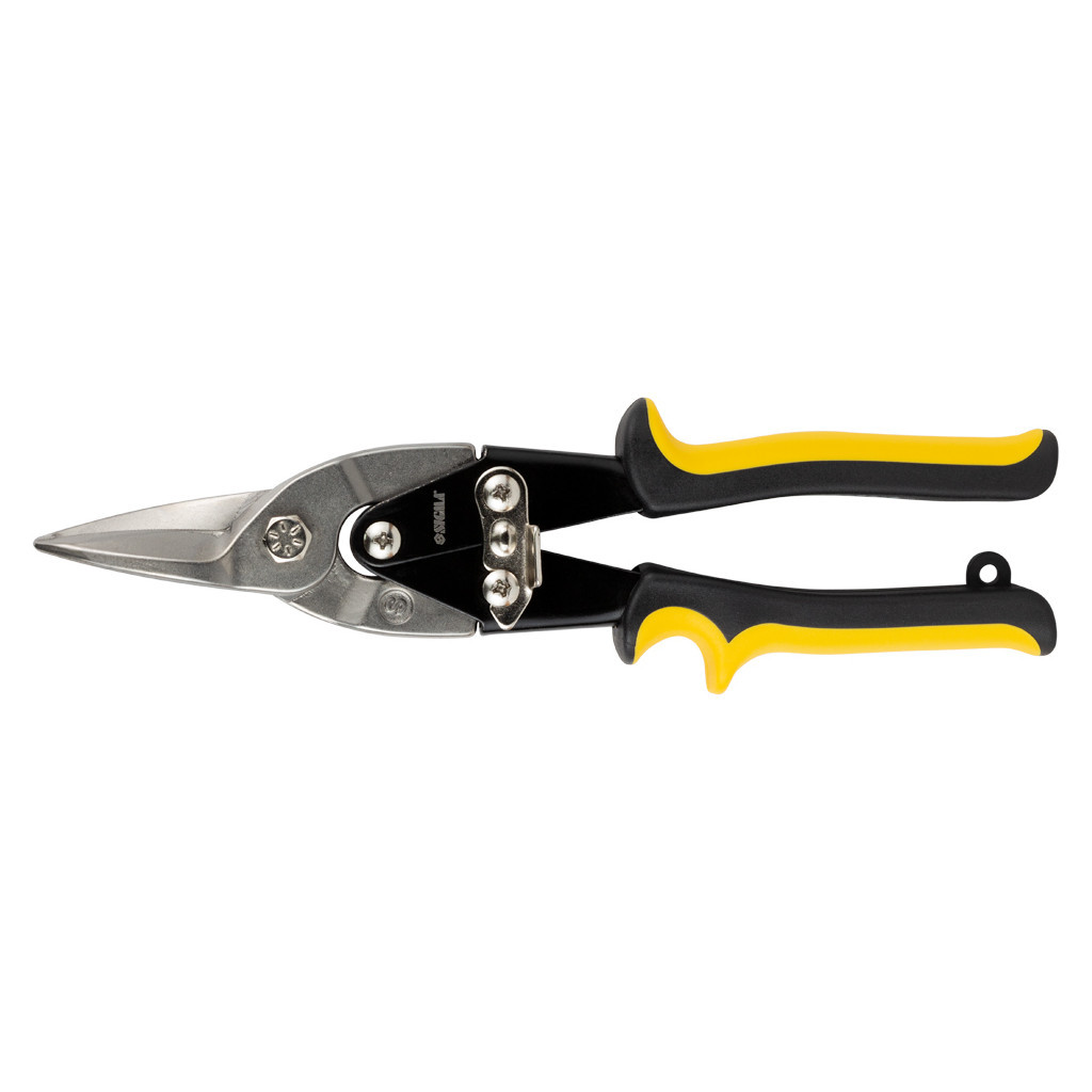 Ножиці по металу Sigma прямі 250мм CrV (4331231) - изображение 1